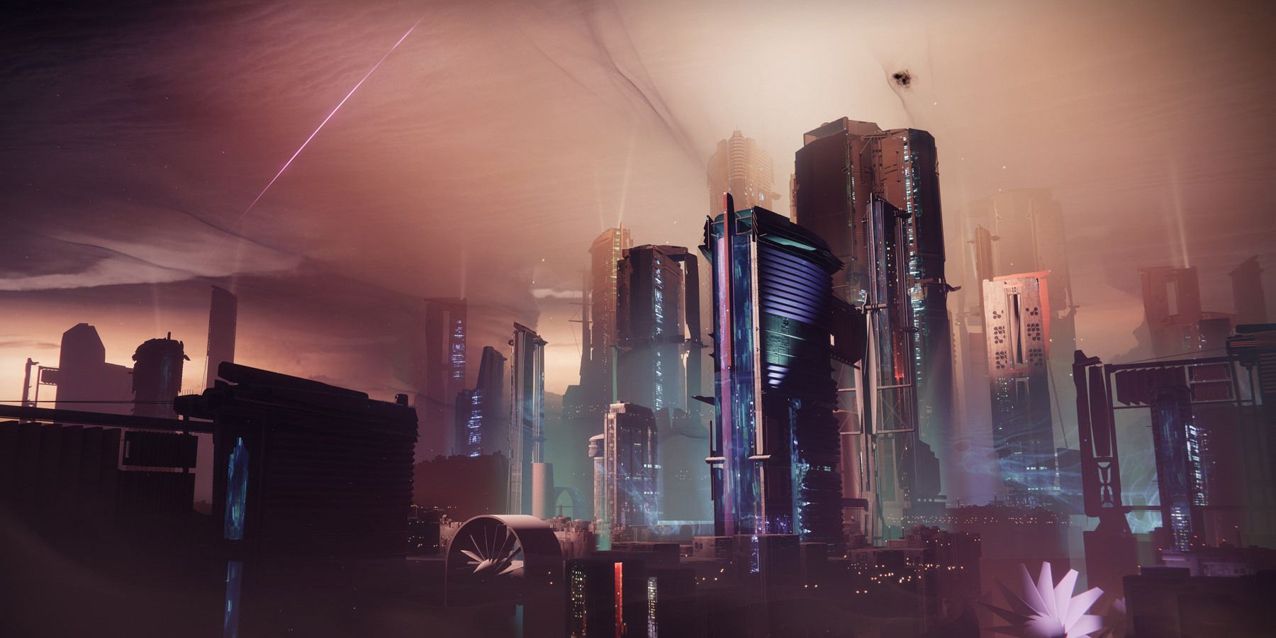 Destiny-2-Lightfall-Neomuna-Paysage urbain