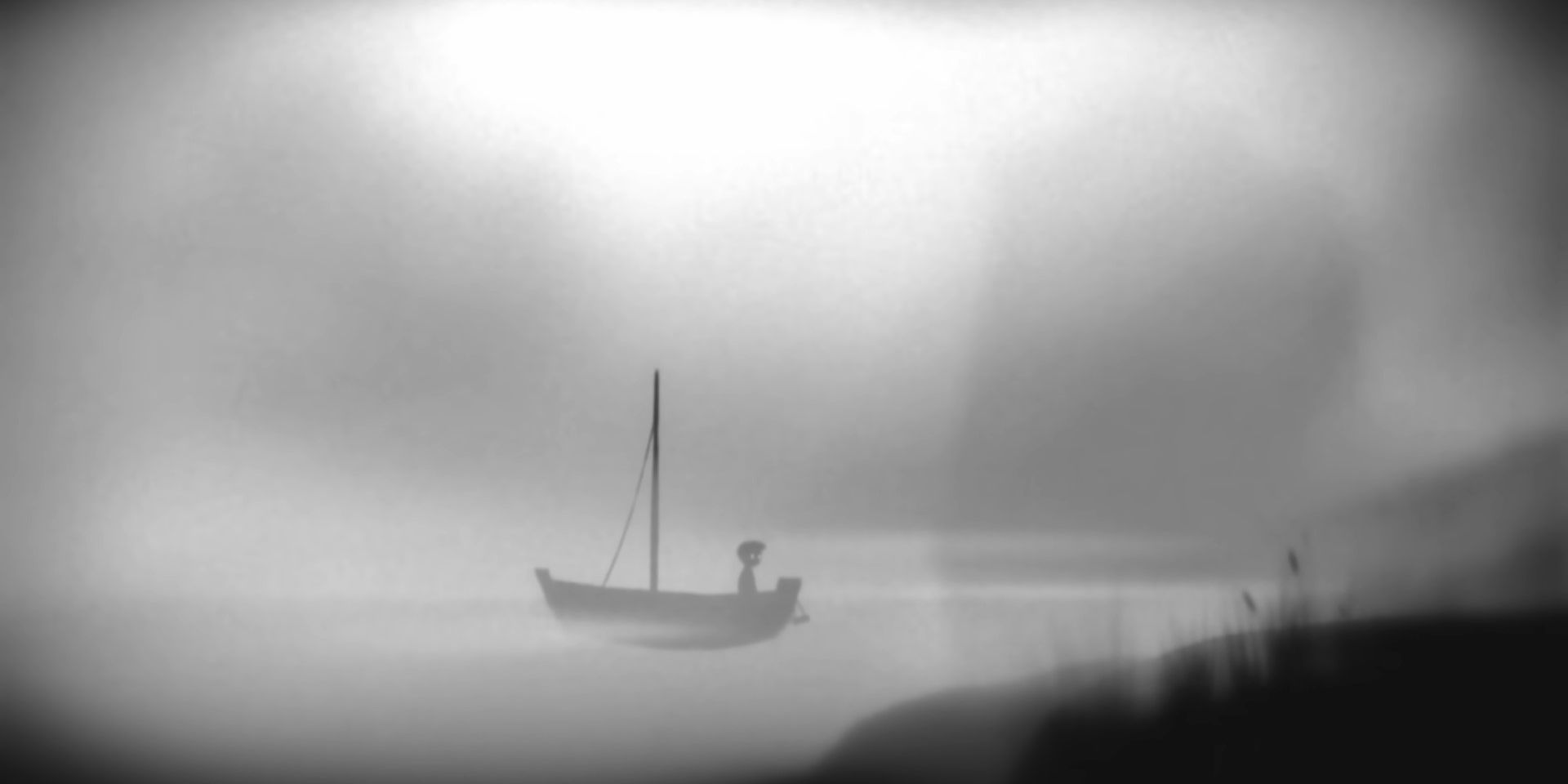 A screenshot from the video game LIMBO