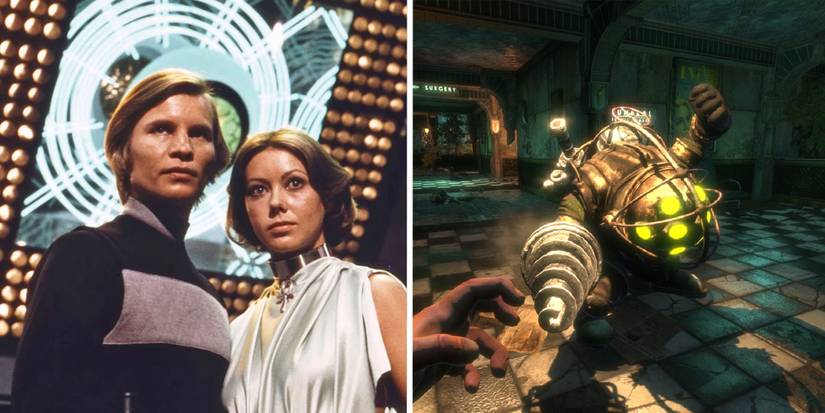 Scenes from Logan's Run and BioShock