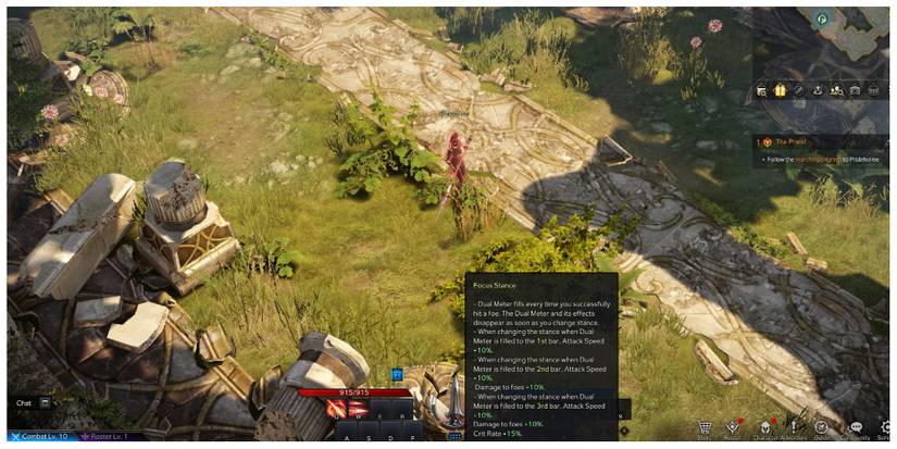 a Glaivier in the field in Lost Ark