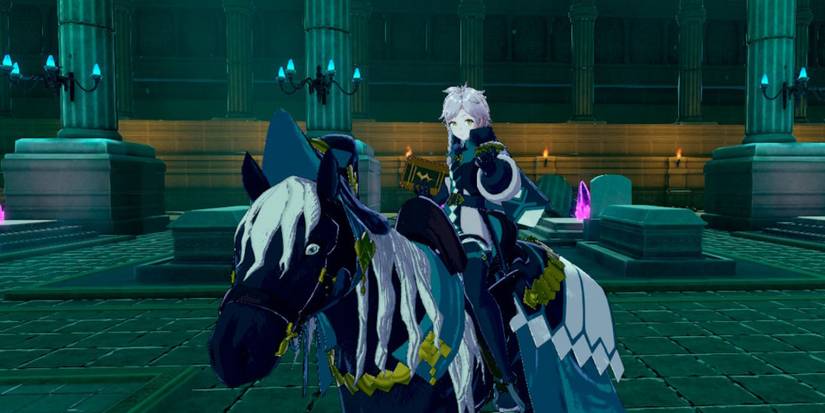 Clanne as a Mage Knight in Fire Emblem Engage