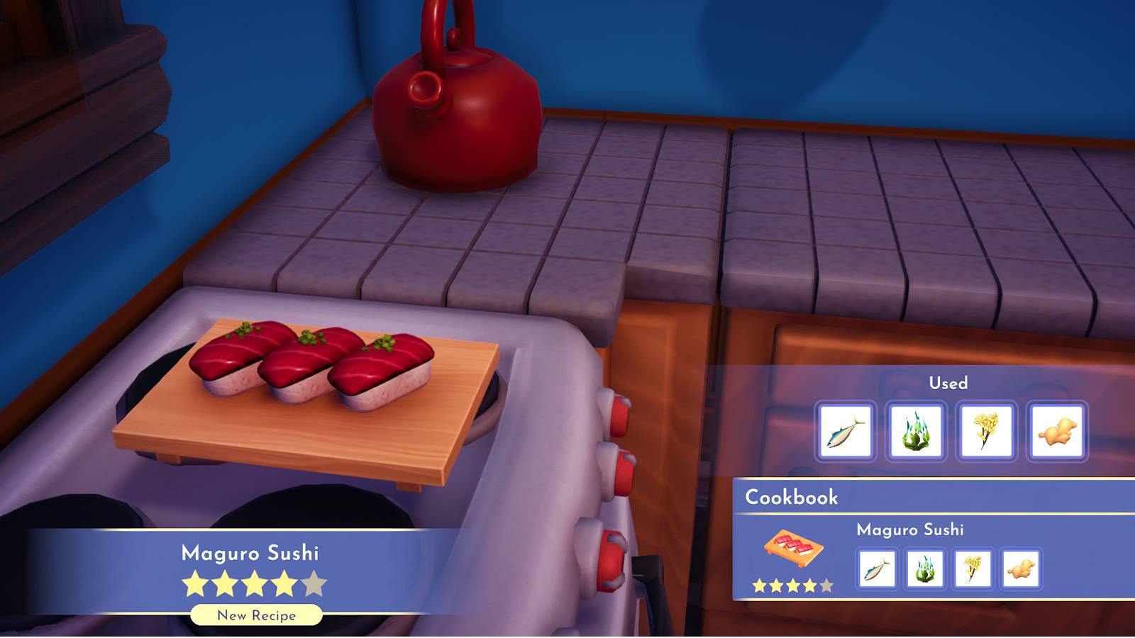 maguro sushi in disney dreamlight valley