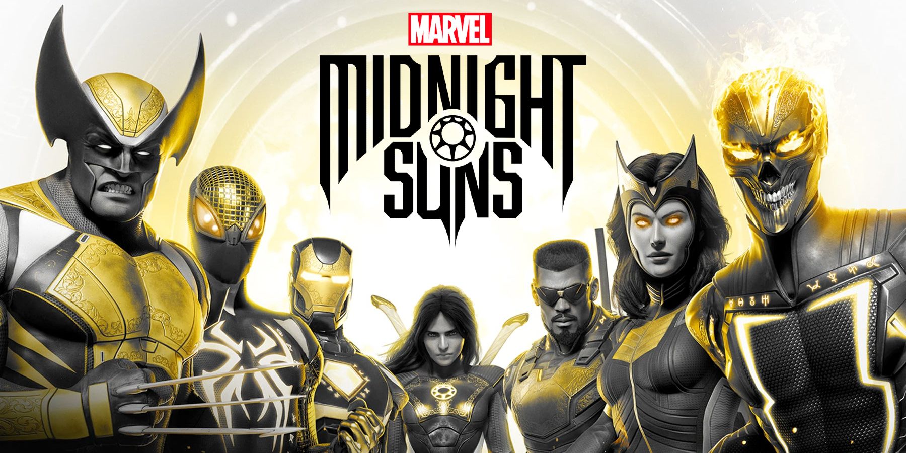 logo et personnages des soleils de minuit de Marvel