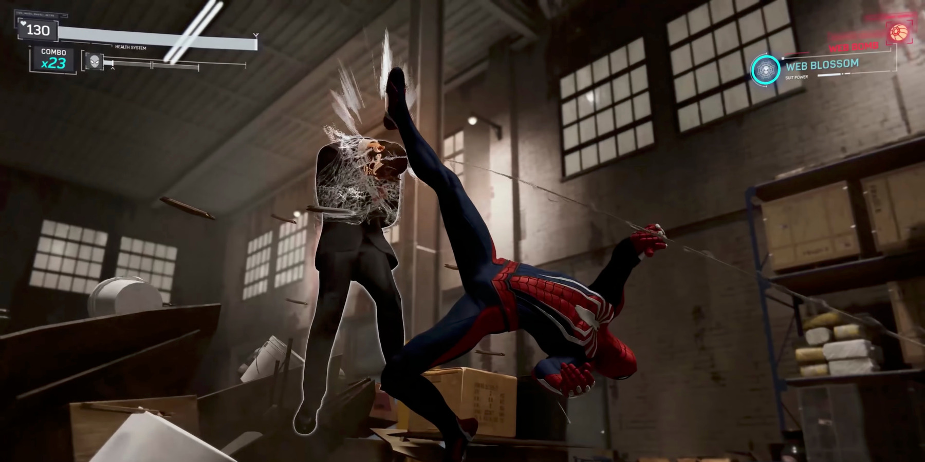 Marvel's Spider-Man  Killing Criminal With an Incinerator