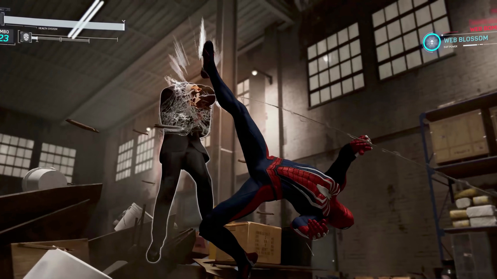 Marvel's Spider-Man  Killing Criminal With an Incinerator