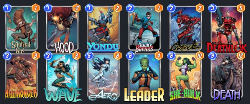 marvel snap wave decks