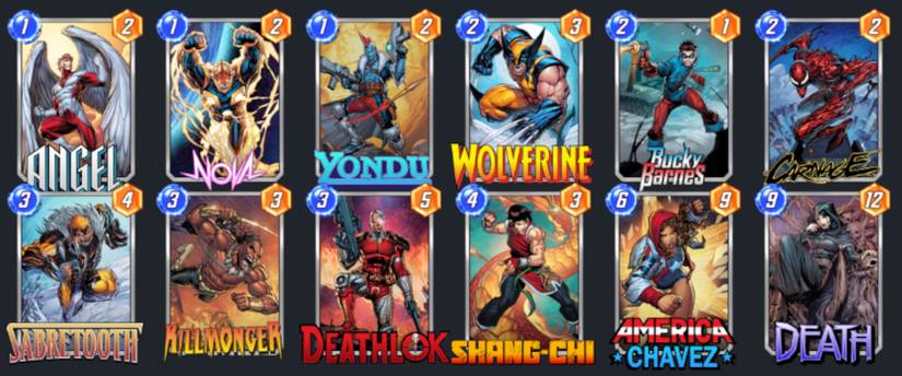 marvel snap death decks