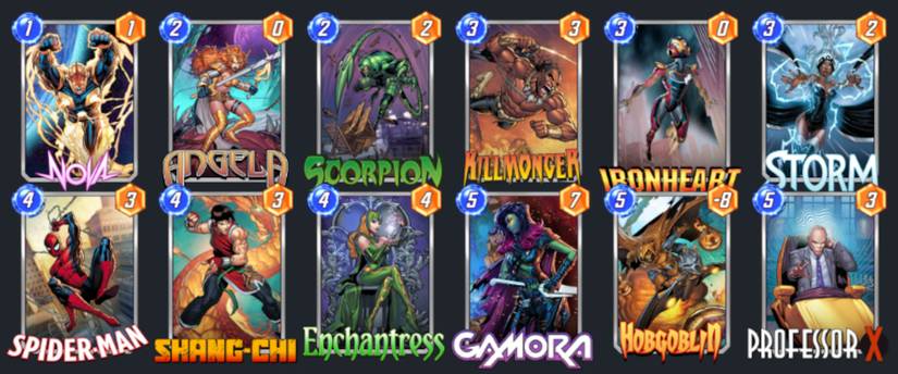 marvel snap spider man decks