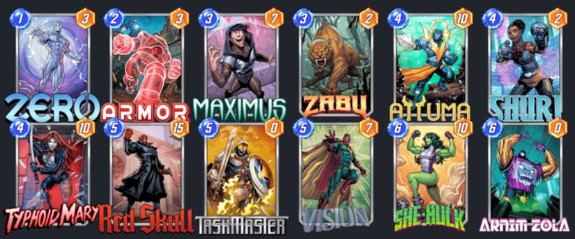 marvel snap arnim zola decks