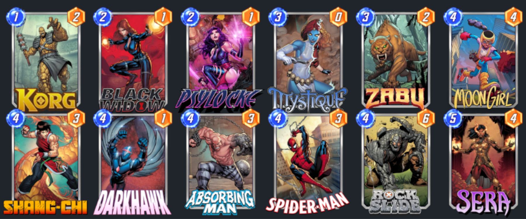 marvel snap spider man decks