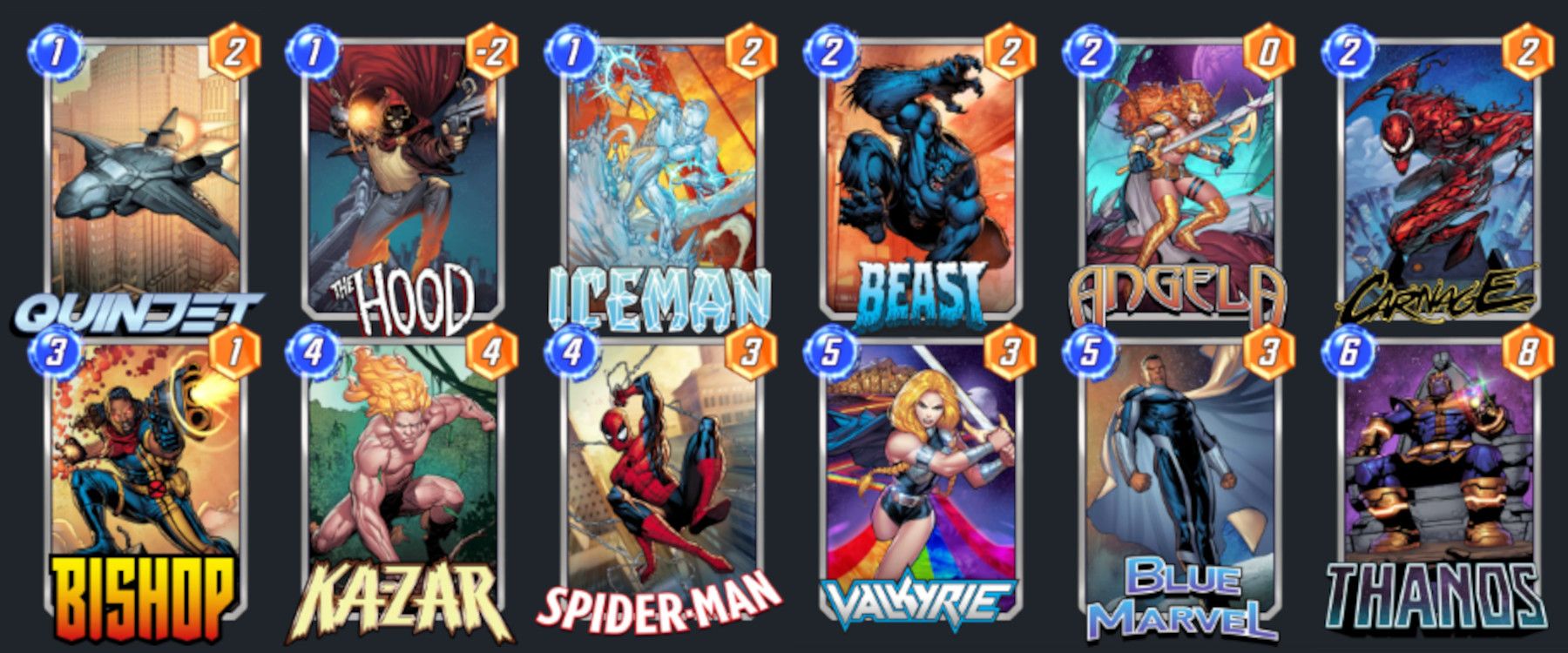 marvel snap spider man decks