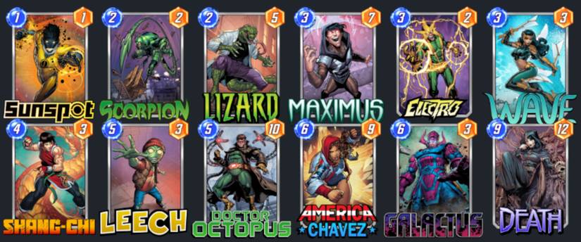 marvel snap wave decks