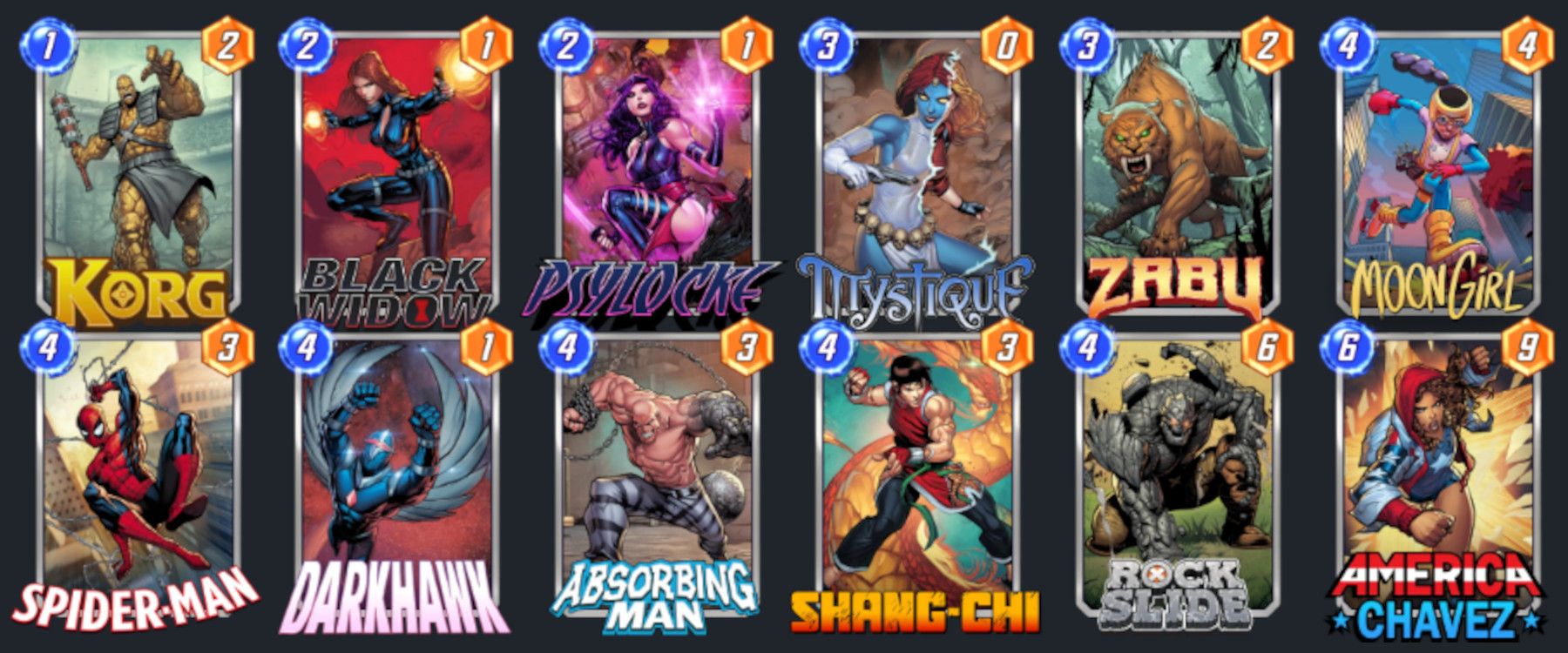 Marvel Snap Zabu Decks