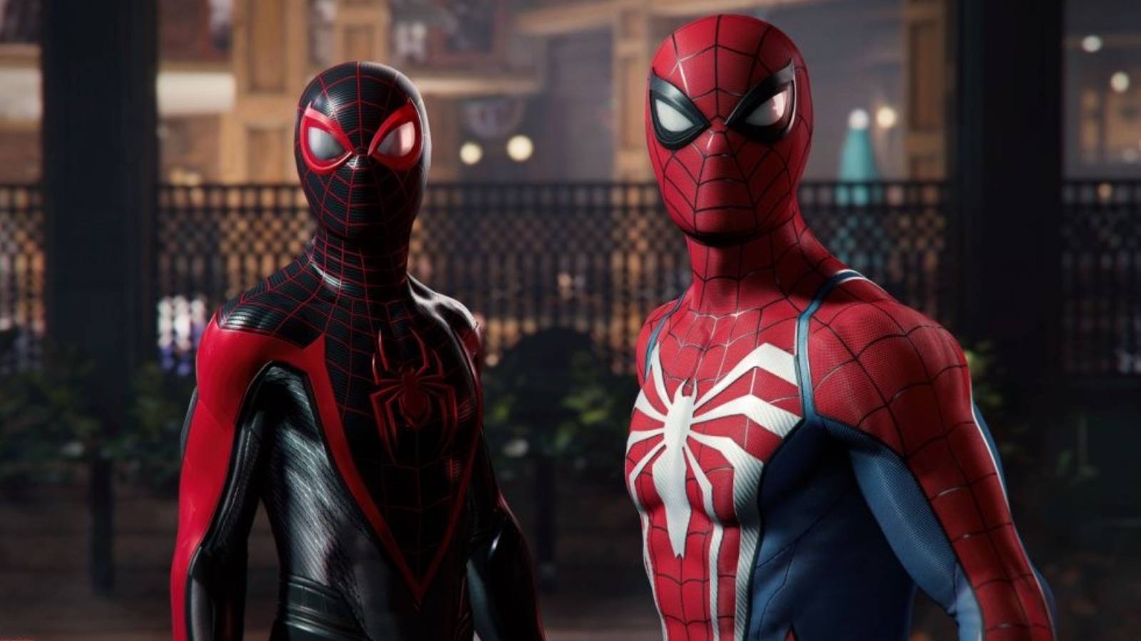 Peter and Miles in Marvel's Spider Man 2