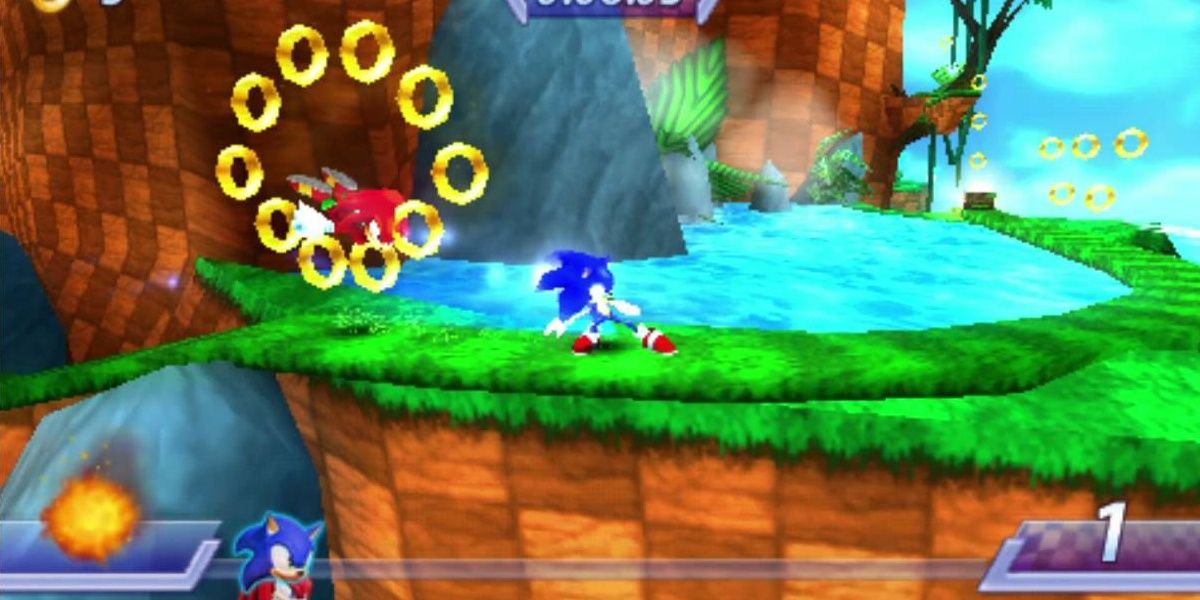 Sonic Rivals Gameplay