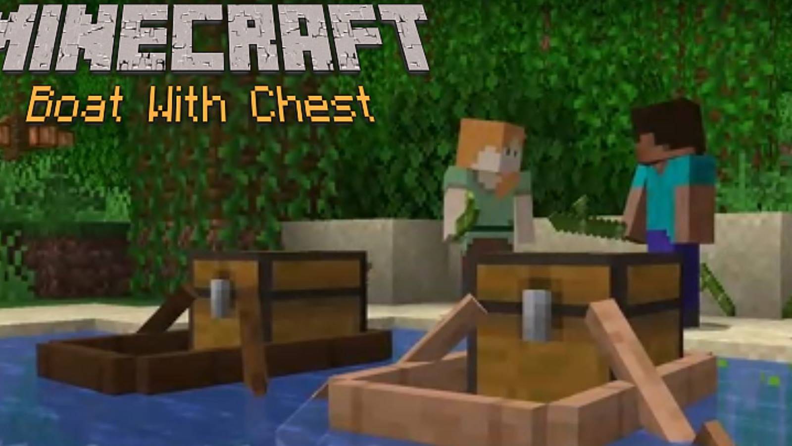 minecraft everything to know about boat with chest 