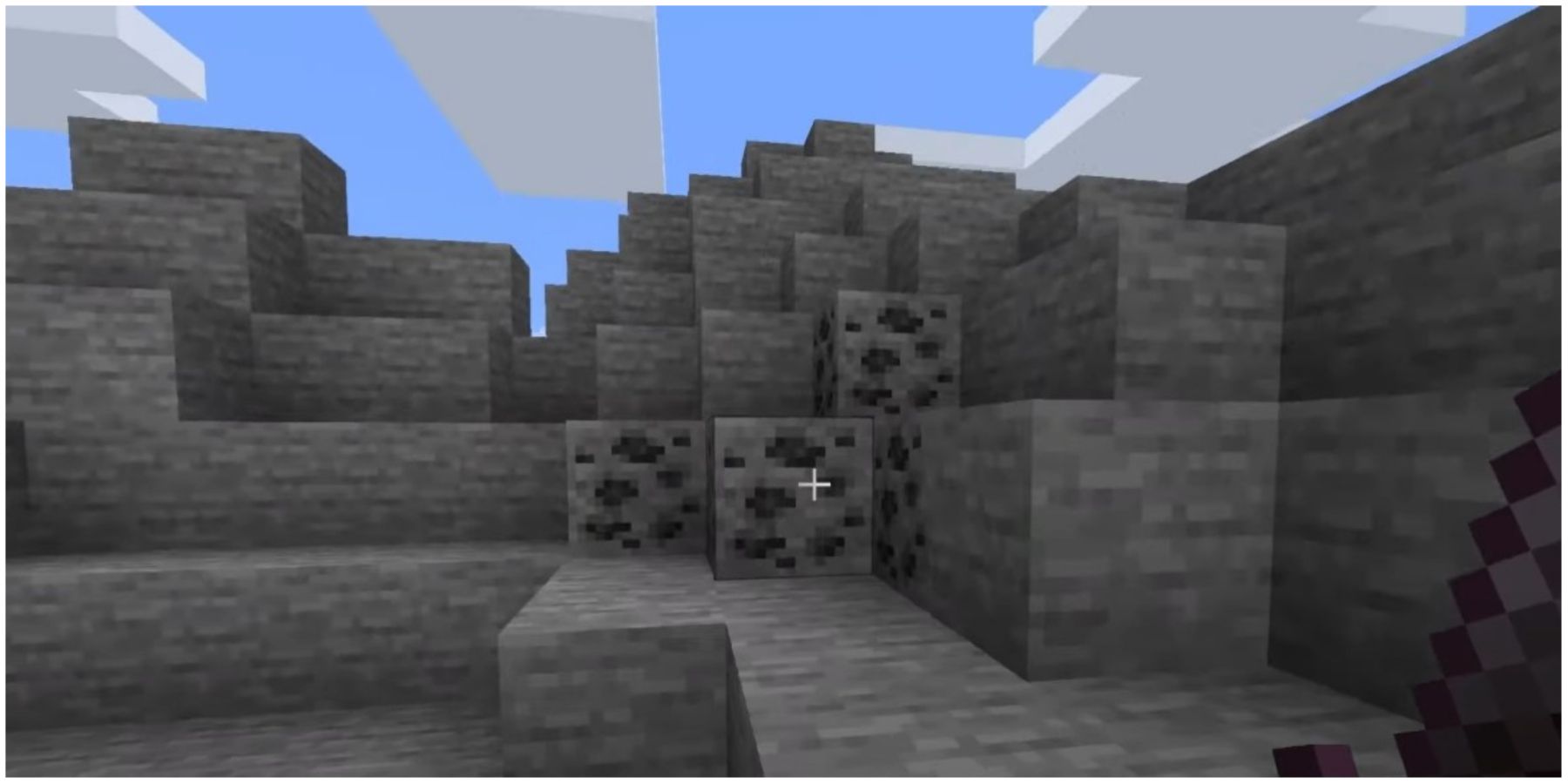 Minecraft Coal In The Mountains