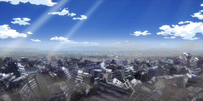 My Hero Academia- Destroyed City