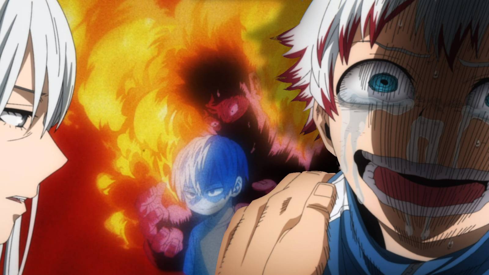 My Hero Academia Season 6, episode 17 review The Todoroki Family Rei, Enji aka Endeavor, Shoto and Toya aka Dabi