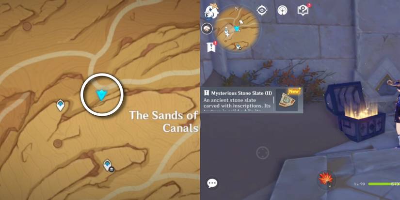 mysterious stone slate II location in genshin impact