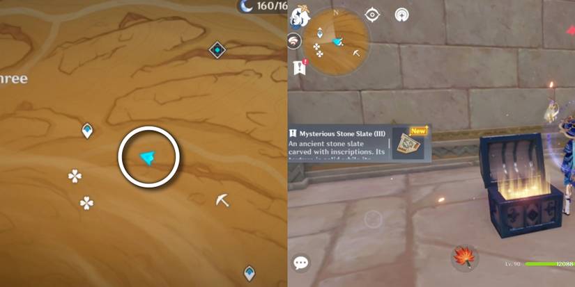 mysterious stone slate III location in genshin impact