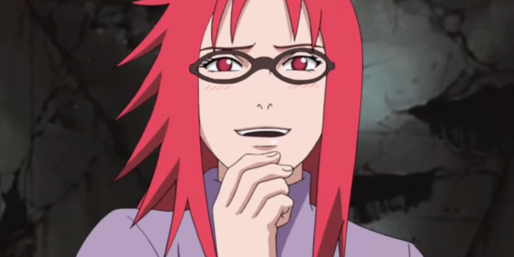 Naruto Karin blushing