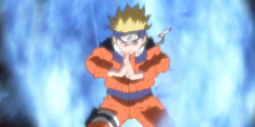 Naruto using Chakra