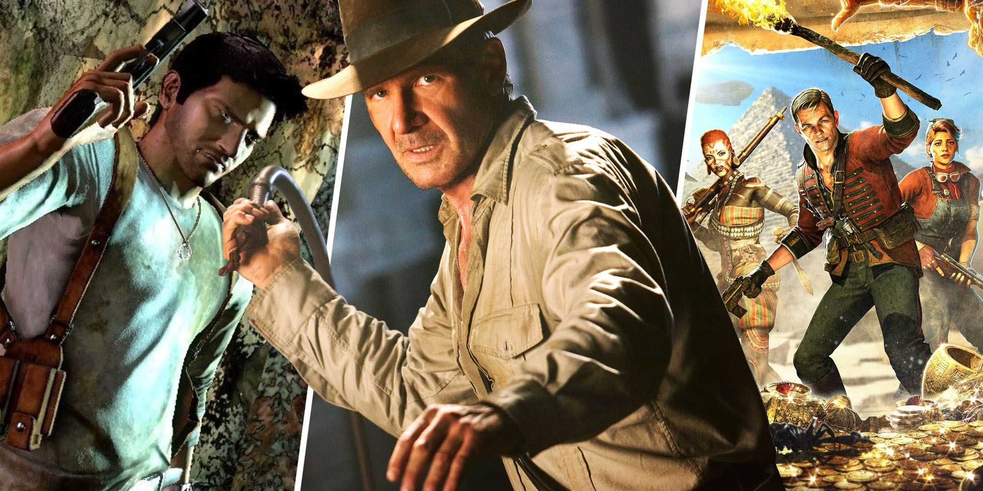 Nathan Drake, Indiana Jones, Strange Brigade header image