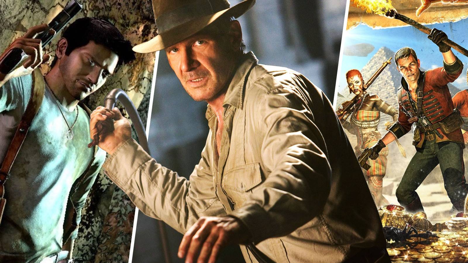Nathan Drake, Indiana Jones, Strange Brigade header image