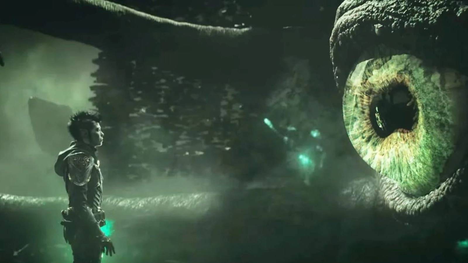 A character in Elder Scrolls Online encountering a creature from Apocrypha