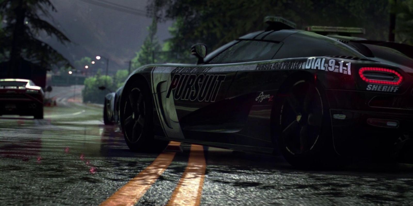 need for speed rivials cop car getting ready to chase players 
