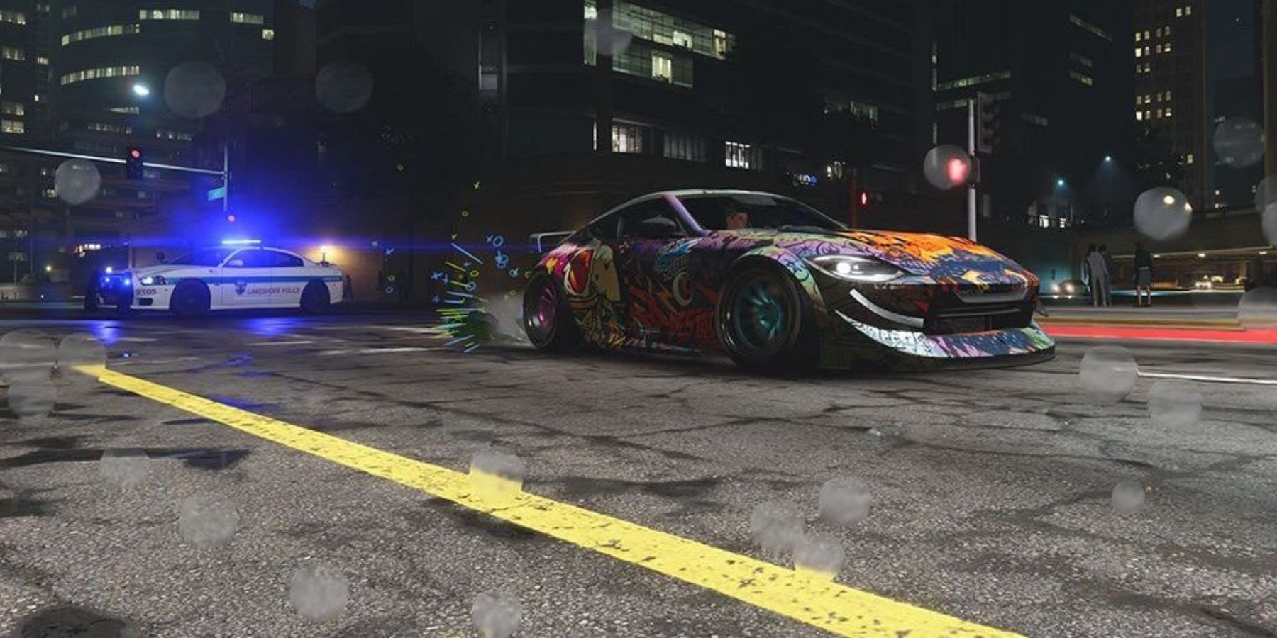 need for speed unbound player getting away from cop