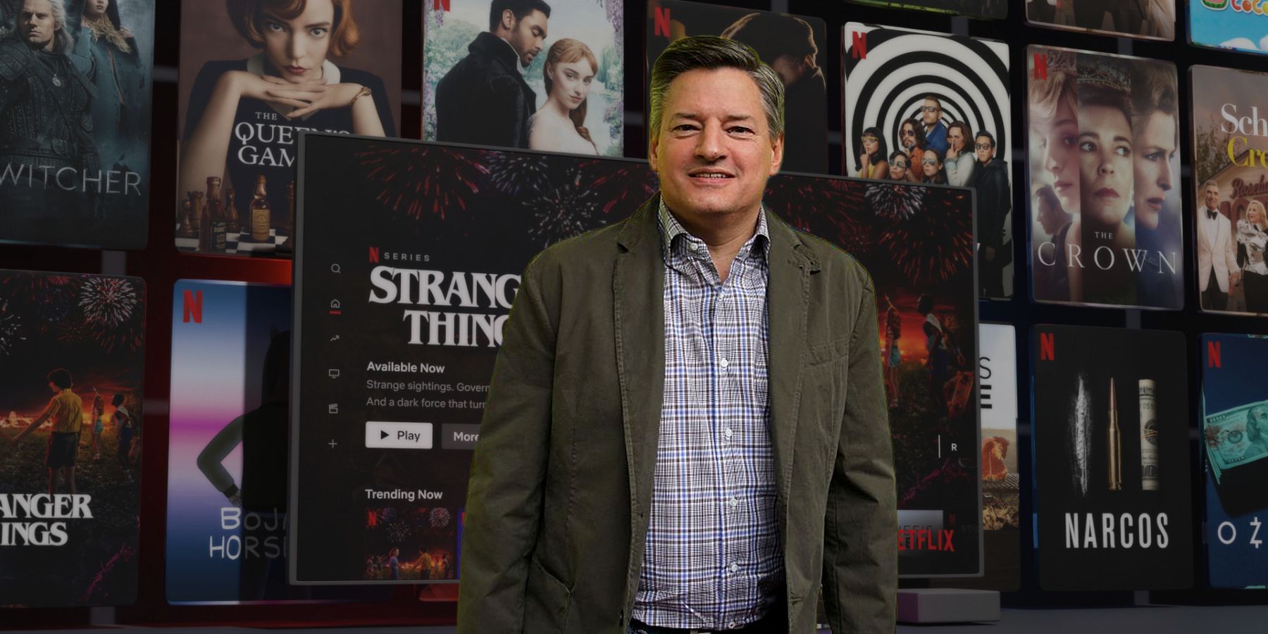 Netflix CEO Ted Sarandos with content programming background