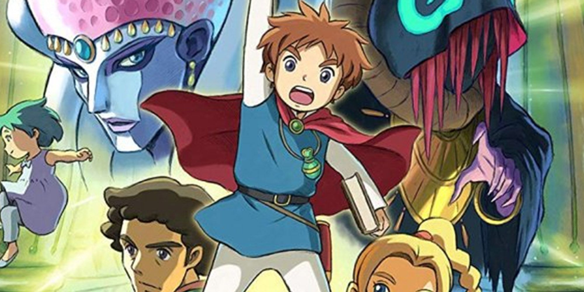 Ni No Kuni Wrath Of The White Witch Cover Art Showing Most Of Main Cast