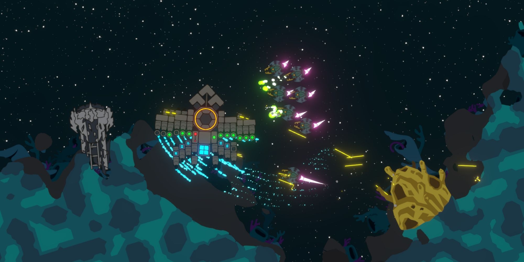 space drones in Nimbatus - The Space Drone Constructor