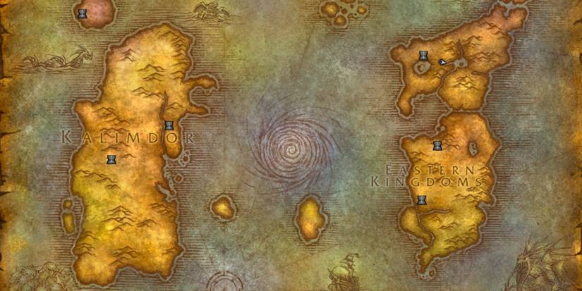 old azeroth map wow