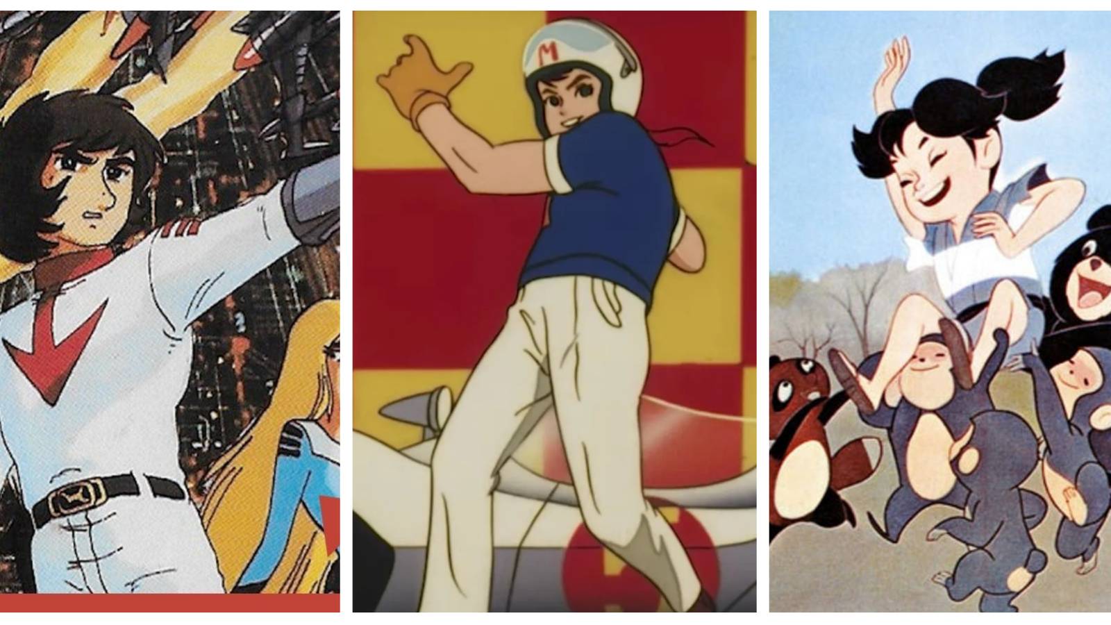 Earliest Anime to Come to America Star Blazers Speed Racer Magic Boy