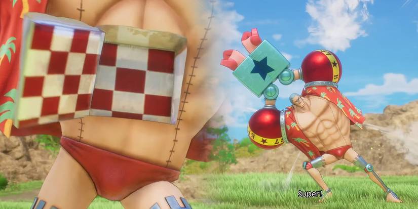 One Piece - Franky Using Cola Charge Skill 