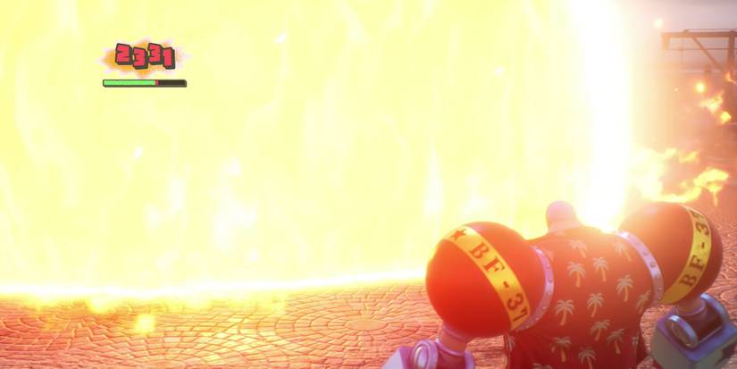 One Piece - Franky Watching Radical Beam Explosion