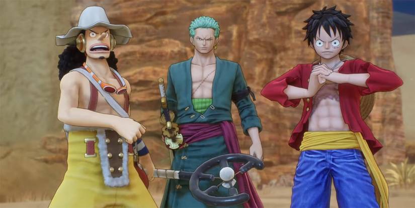 One Piece Odyssey - Zoro Usopp and Luffy Bond Attack