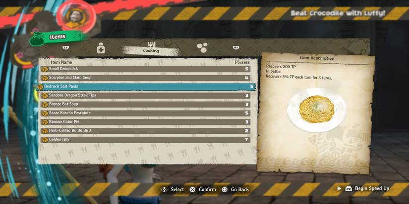 ONE PIECE ODYSSEY pasta