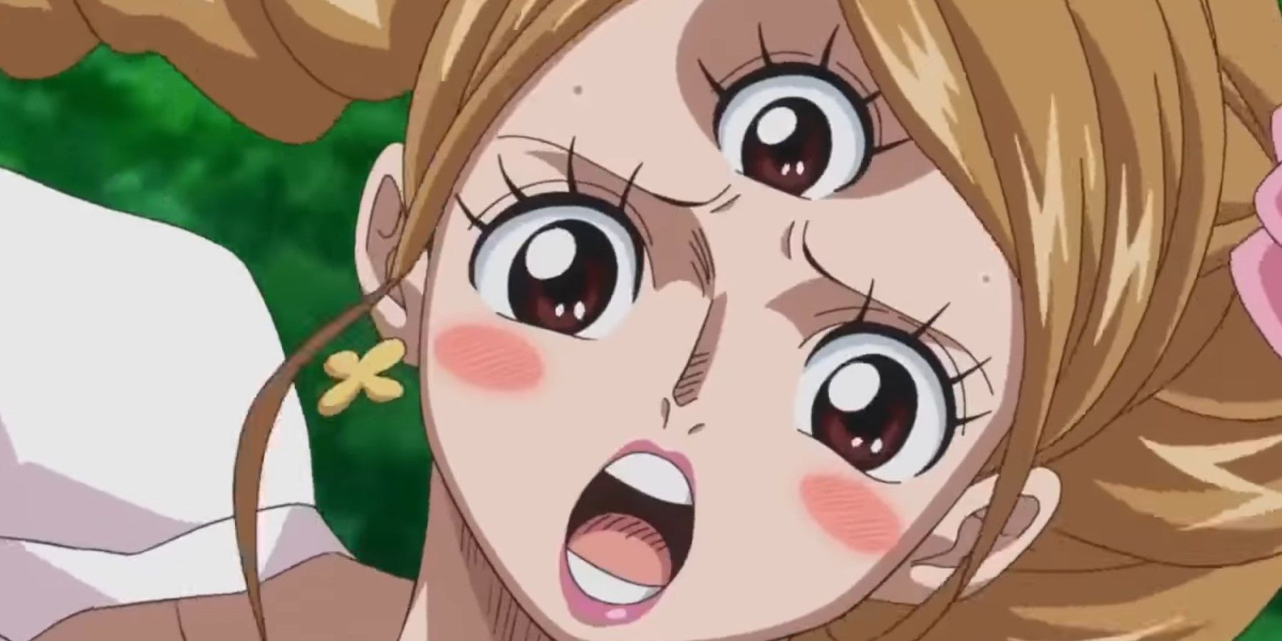 One Piece Pudding blushing