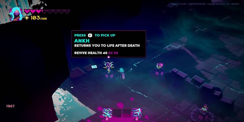 Opening chests in Lone Ruin