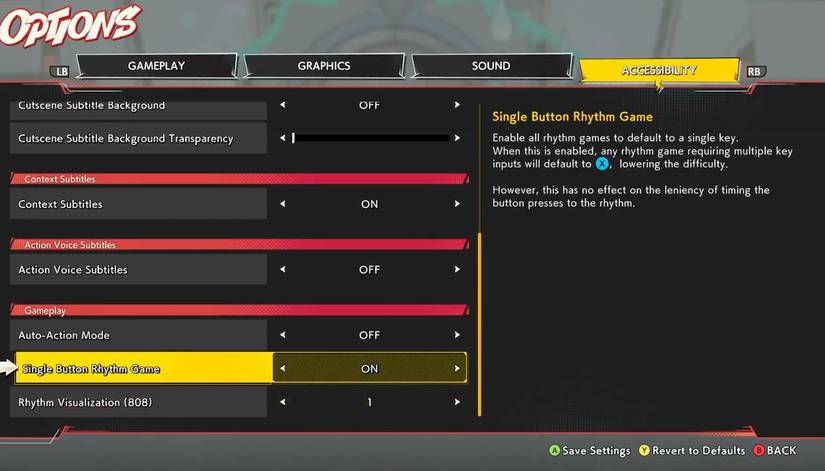 options screen hi-fi rush