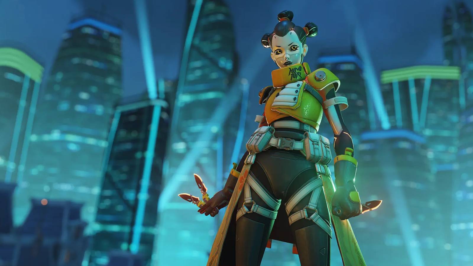 overwatch 2 kiriko cyberpunk skin