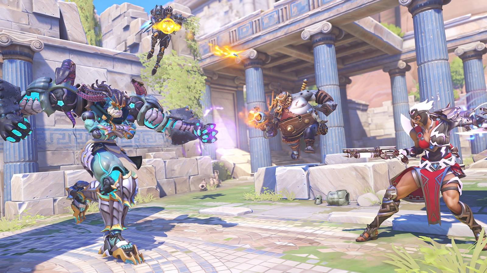 Overwatch 2 Ramattra Poseidon skin Battle for Olympus