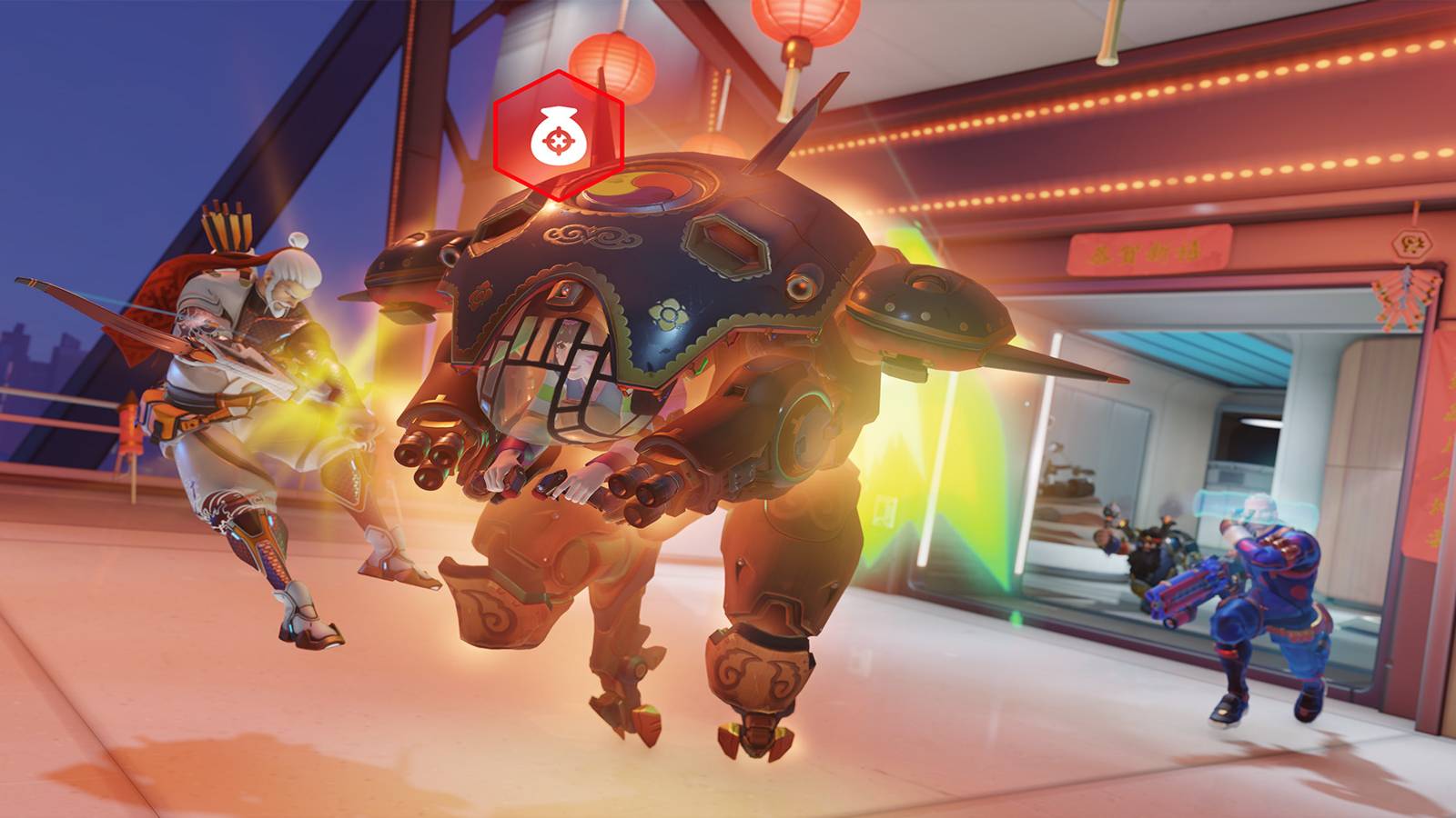 OW2 Lunar New Year23 With D.va, Hanzo, Soldier 76