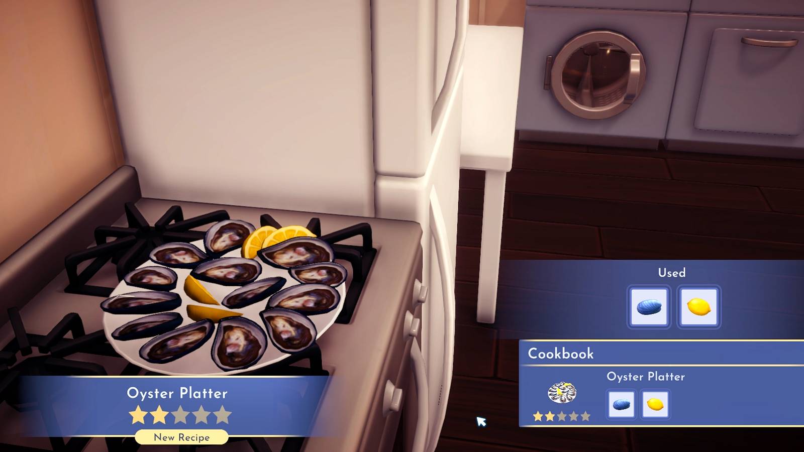 oyster platter in disney dreamlight valley