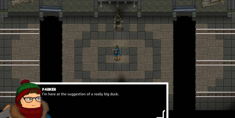 Dialogue cutscene from Park Story