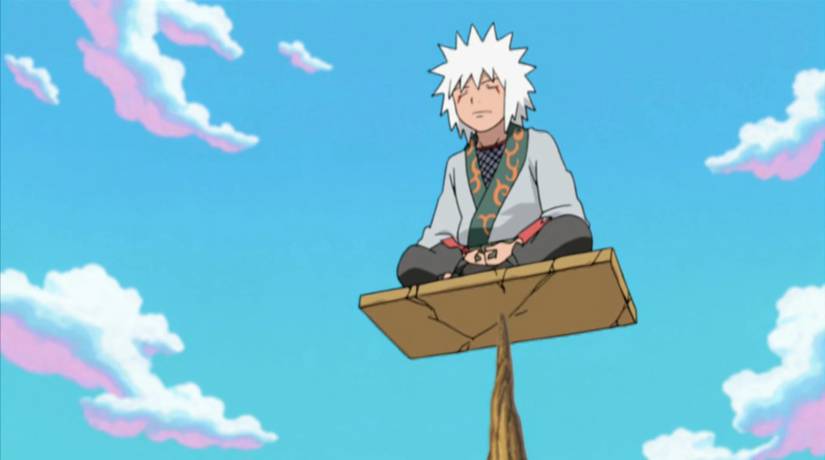 Jiraiya learning senjutsu